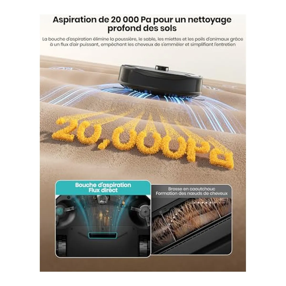 Aspiration et lavage sur Lefant M210 Pro OMNI